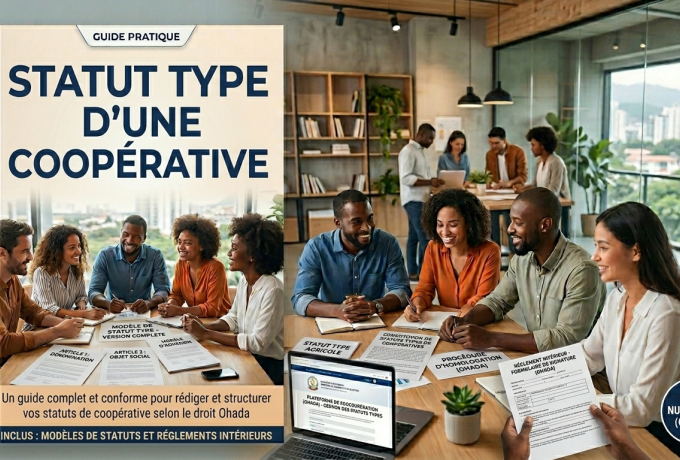 Statut type d'une coopérative.