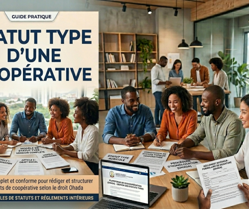 Statut type d'une coopérative.